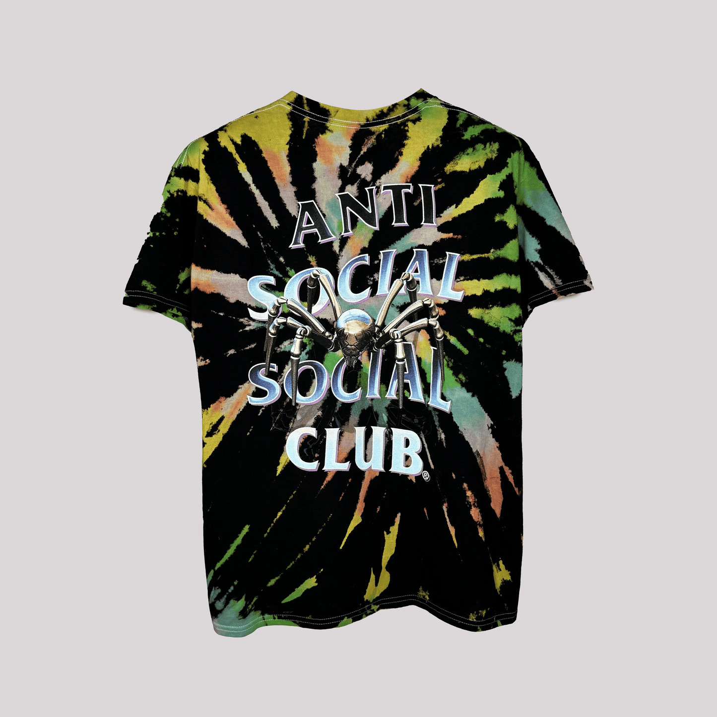 Camiseta Anti Social Social Club Spider Tie Dye Reducida