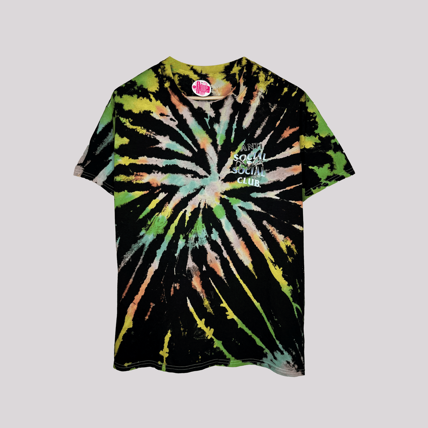 Camiseta Anti Social Social Club Spider Tie Dye Reducida